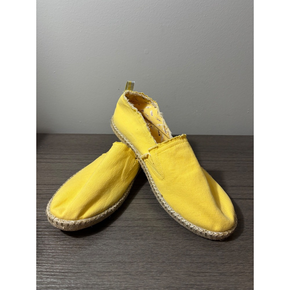 NWOT Vionic Beach Laguna espadrilles Sun Yellow Size 10 Loafer Jute Sole Beach